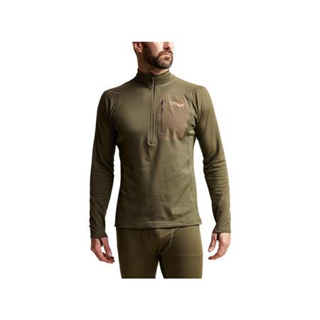 MEN'S PULLOVER SITKA CORE MID WT ZIP-T - PYRITE