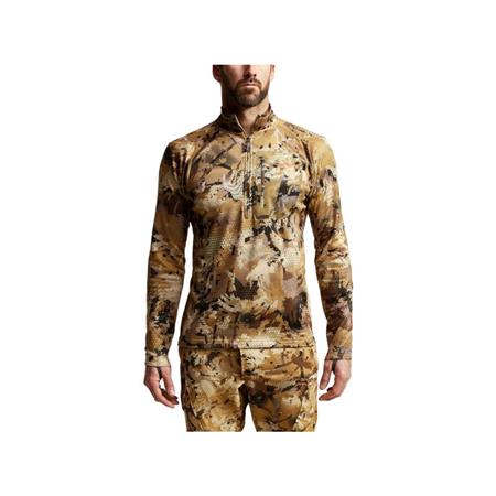 MEN'S PULLOVER SITKA CORE MID WT ZIP-T - WATERFOWL MARSH
