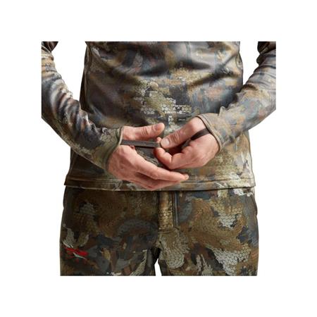 MEN'S PULLOVER SITKA CORE MID WT ZIP-T - WATERFOWL TIMBER