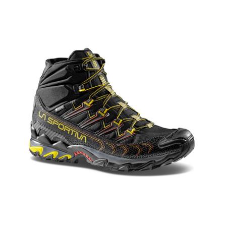Men's Shoes La Sportiva Ultra Raptor Ii Mid Gtx - Black/Yellow