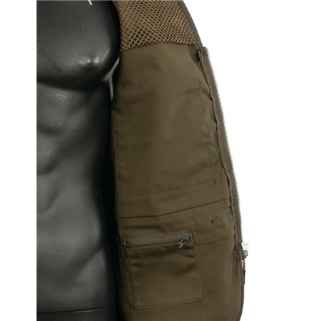 MEN'S SHOOTING VEST HART PARCOURS-V - DARK OLIVE