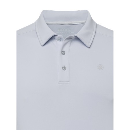 MEN'S SHORT-SLEEVE POLO BERETTA CHAMPION'S EDGE - ICE GREY