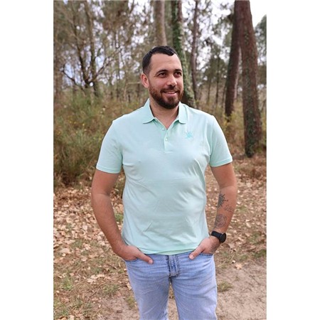 Men's Short-Sleeve Polo Le Pairon Bécassier - Mint