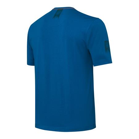 MEN'S SHORT SLEEVE T-SHIRT - BLUE TWILIGHT BERETTA TRIDENT - BLUE TWILIGHT