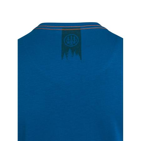 MEN'S SHORT SLEEVE T-SHIRT - BLUE TWILIGHT BERETTA TRIDENT - BLUE TWILIGHT