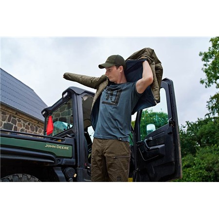 MEN'S SHORT SLEEVE T-SHIRT HARKILA H-LOGO S/S - SEA BLUE