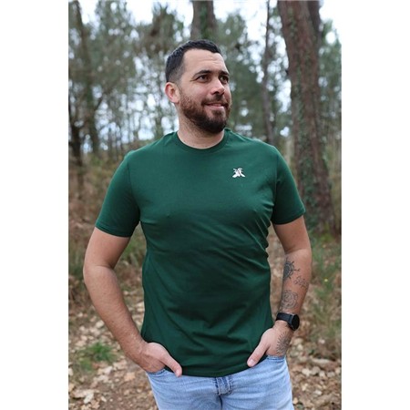 Men's Short-Sleeve T-Shirt Le Pairon Bécassier 2025 - Dark Green
