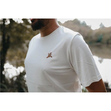 MEN'S SHORT-SLEEVE T-SHIRT LE PAIRON BÉCASSIER - IVORY