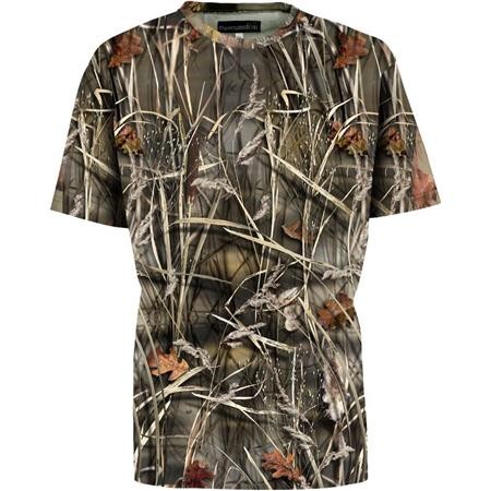 Men's Short-Sleeve T-Shirt Percussion Palombe - Ghost Camo Wet