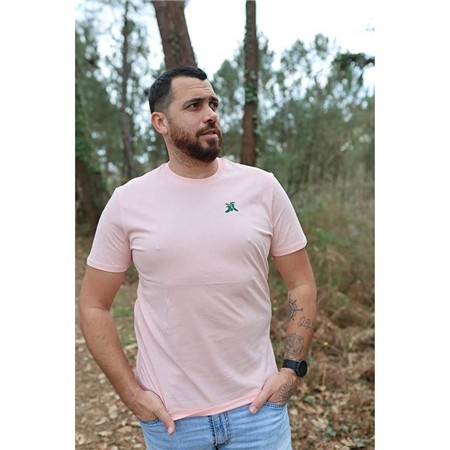Men's Short-Sleeve Tee Shirt Le Pairon Bécassier 2025 - Pink