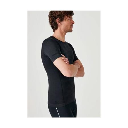 MEN'S SHORT-SLEEVED T-SHIRT DAMART DYNAMIC CLIMATYL - BLACK