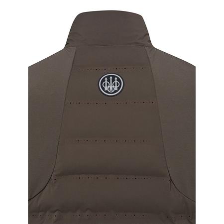 MEN'S SLEEVELESS DOWN JACKET BERETTA BEZOAR HYBRID VEST - BROWN