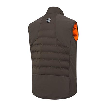 MEN'S SLEEVELESS DOWN JACKET BERETTA BEZOAR HYBRID VEST - BROWN