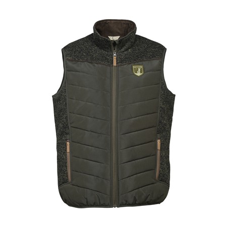 Men's Sleeveless Down Jacket Percussion Alaska - Khaki