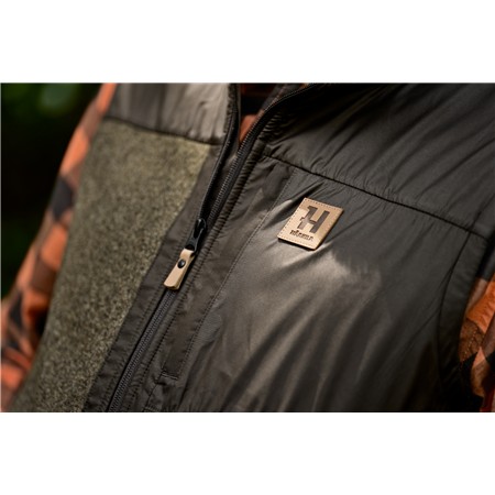 MEN'S SLEEVELESS FLEECE HARKILA KALIX - DARK EARTH