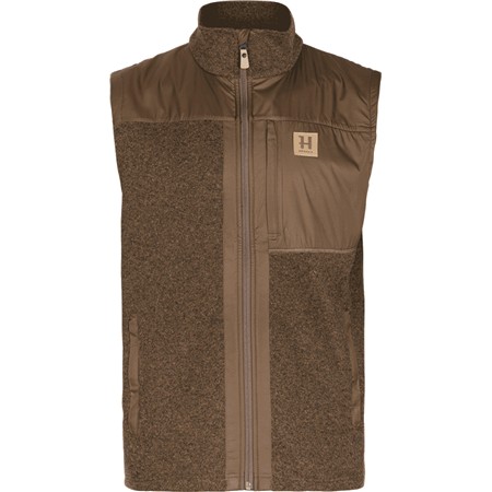 Men's Sleeveless Fleece Harkila Kalix - Dark Earth