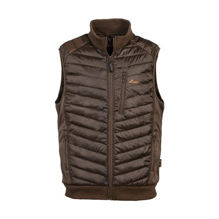 Men's Sleeveless Puffer Jacket Prohunt Jaguar - Brown