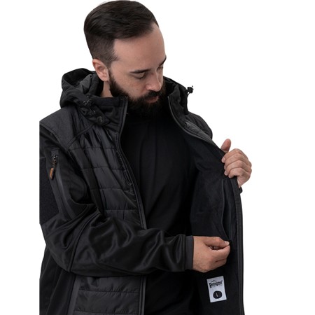 MEN'S SLEEVELESS PUFFER JACKET REMINGTON SWAT - BLACK