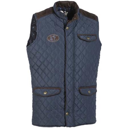 Men's Sleeveless Vest Club Interchasse Phenix Quilted - Navy