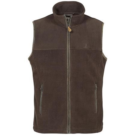 Men's Sleeveless Vest Idaho Scotland Fleece - Brown