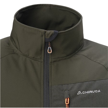 MEN'S SOFTSHELL CHIRUCA ODISEA 01 - GREEN/BROWN