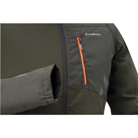MEN'S SOFTSHELL CHIRUCA ODISEA 01 - GREEN/BROWN