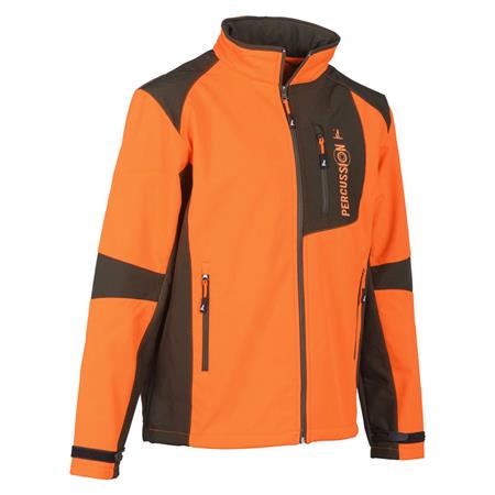Men's Softshell Jacket Percussion - Orange