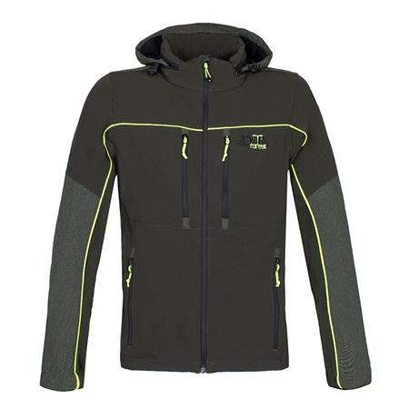 Men's Softshell Zotta Forest York - Khaki/Yellow