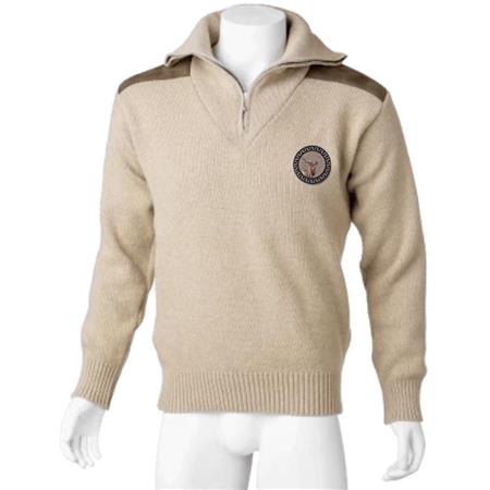 Men's Sweater Bartavel P62 Deer Trucker - Beige