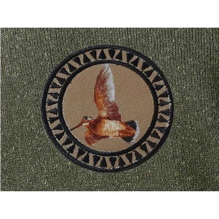 MEN'S SWEATER BARTAVEL P63 PATCH BÉCASSE - KHAKI