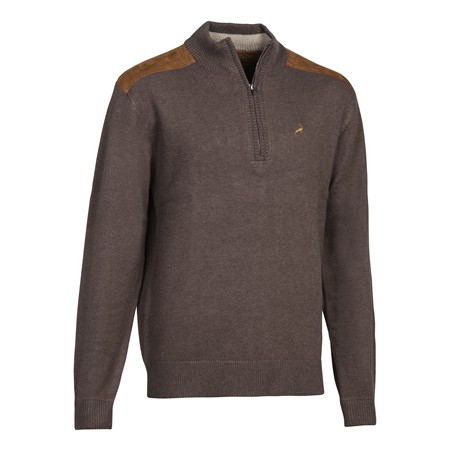 Men's Sweater Prohunt Fox Zippe - Brown/Ibex