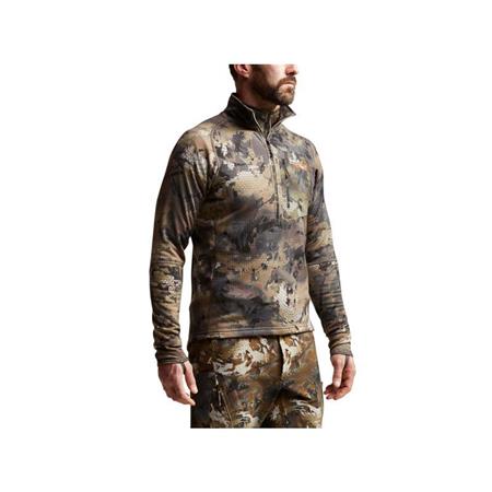 MEN'S SWEATER SITKA GRINDER ZIP-T - WATERFOWL TIMBER