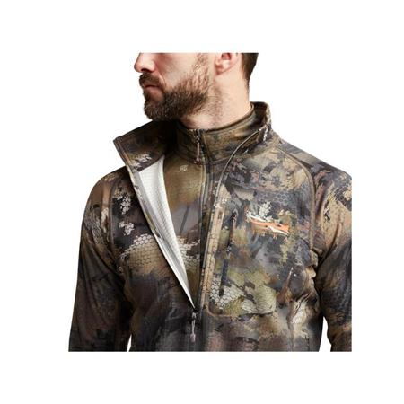 MEN'S SWEATER SITKA GRINDER ZIP-T - WATERFOWL TIMBER