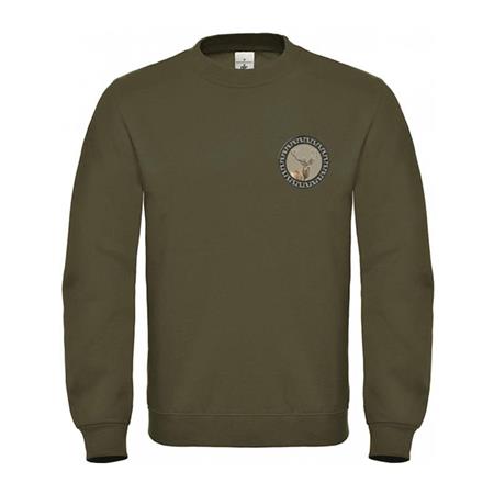 Men's Sweatshirt Bartavel Deer - Khaki