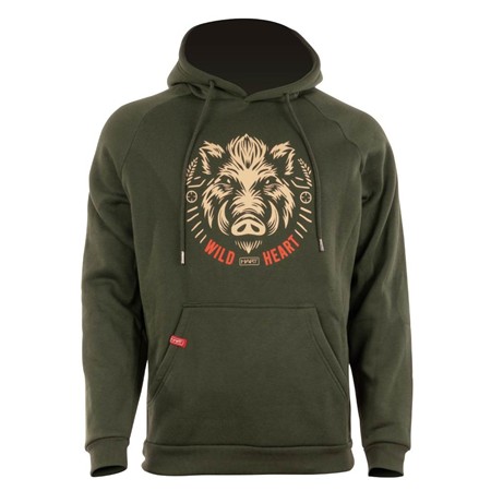 Men's Sweatshirt Hart Branded-H Wild Heart - Green