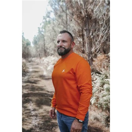 MEN'S SWEATSHIRT LE PAIRON BÉCASSIER - ORANGE