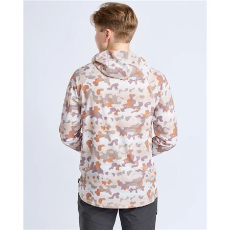 MEN'S SWEATSHIRT PINEWOOD AIR VENT HOODIE - BEIGE CAMOU