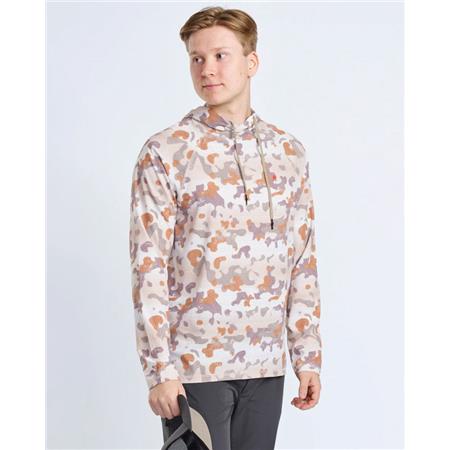 MEN'S SWEATSHIRT PINEWOOD AIR VENT HOODIE - BEIGE CAMOU