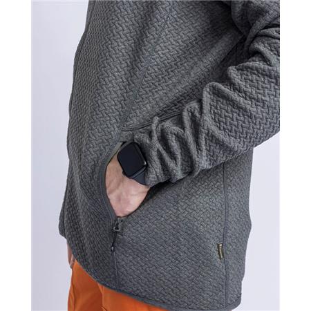 MEN'S SWEATSHIRT PINEWOOD EVERYDAY TRAVEL FULL ZIP - GRIS