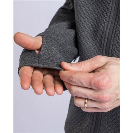 MEN'S SWEATSHIRT PINEWOOD EVERYDAY TRAVEL FULL ZIP - GRIS