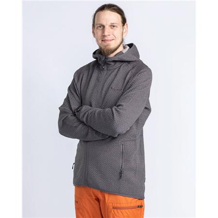 MEN'S SWEATSHIRT PINEWOOD EVERYDAY TRAVEL FULL ZIP - GRIS