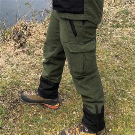 MEN'S TROUSERS FRANCITAL CHAUD TYROL LODEN TECHNIQUE - GREEN