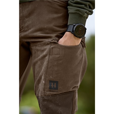 MEN'S TROUSERS HARKILA SCANDINAVIAN - DARK EARTH/SLATE BROWN