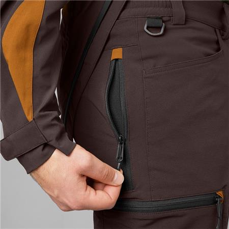 MEN'S TROUSERS SEELAND DOG ACTIVE - BROWN