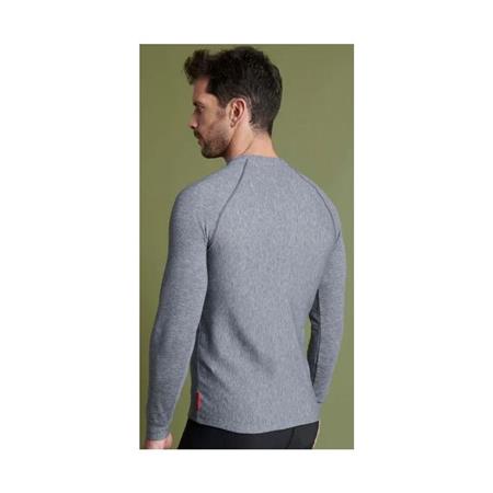 MEN'S UNDERWEAR DAMART TEE SHIRT THERMOLACTY COMFORT 3 COL ROND - GREY