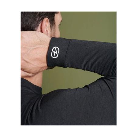 MEN'S UNDERWEAR DAMART TEE SHIRT THERMOLACTYL COMFORT 4 - BLACK