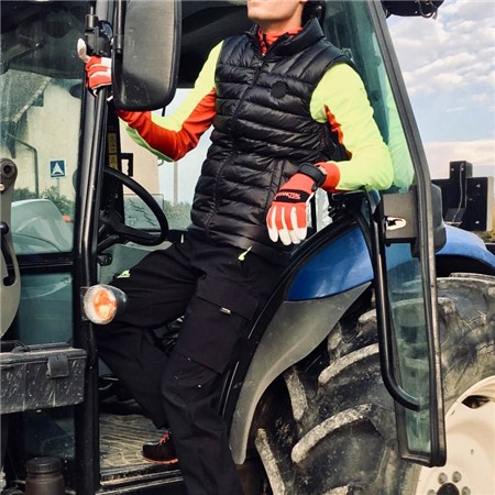 MEN'S VEST FRANCITAL DUVET NEW LIFE DOWN REVERSIBLE - KHAKI/BLACK