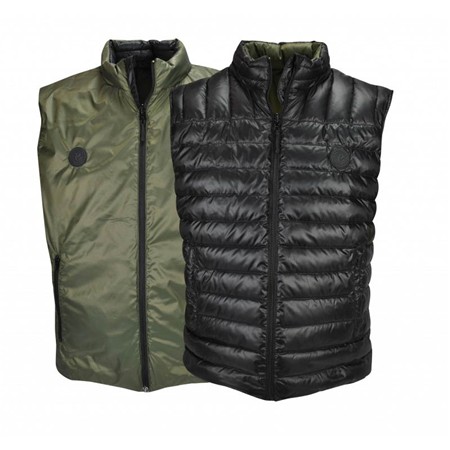 Men's Vest Francital Duvet New Life Down Reversible - Khaki/Black