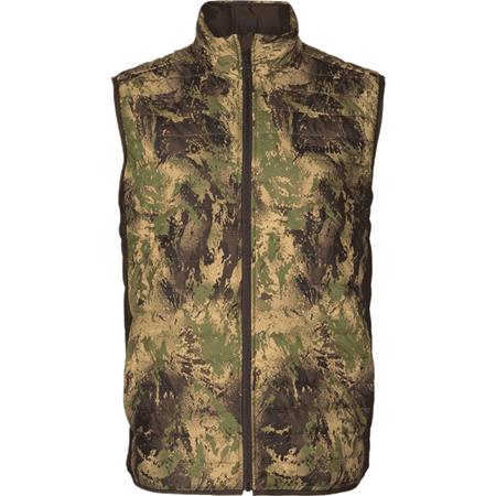 Męska Kamizelka Bez Rękawów Harkila Deer Stalker Camo Reversible Packable - Zielony/Axis Msp Forest