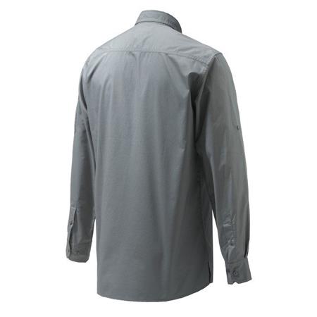 MĘSKA KOSZULA Z DŁUGIM RĘKAWEM BERETTA MORTIROLO SHIRT LONG SLEEVES - SZARY